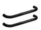 Signature 3-Inch Nerf Side Step Bars; Black (07-14 Silverado 3500 HD Regular Cab)