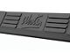 Signature 3-Inch Nerf Side Step Bars; Black (07-14 Silverado 3500 HD Regular Cab)