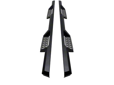 Westin HDX Stainless Drop Nerf Side Step Bars; Textured Black (07-19 Silverado 3500 HD Crew Cab)