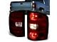 Tail Lights; Chrome Housing; Dark Red lens (07-14 Silverado 3500 HD)