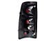 Tail Lights; Chrome Housing; Red/Clear Lens (04-06 Silverado 3500 HD)