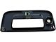 Tailgate Handle Bezel; Smooth Black; With Keyhole (07-14 Silverado 3500 HD)