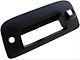 Tailgate Handle Bezel; Smooth Black; With Keyhole And Backup Camera (09-14 Silverado 3500 HD)