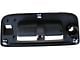 Tailgate Handle Bezel; Smooth Black; With Keyhole And Backup Camera (09-14 Silverado 3500 HD)