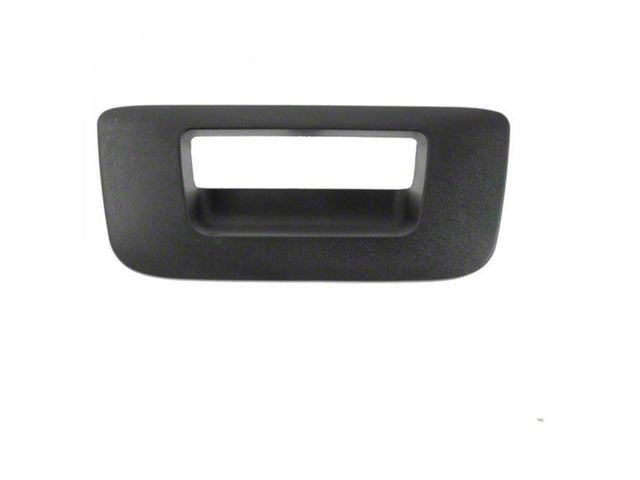 Tailgate Handle Bezel; Textured Black (07-14 Silverado 3500 HD)