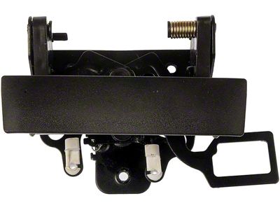 Tailgate Handle; Textured Black; With Lockable Gate (07-14 Silverado 3500 HD)