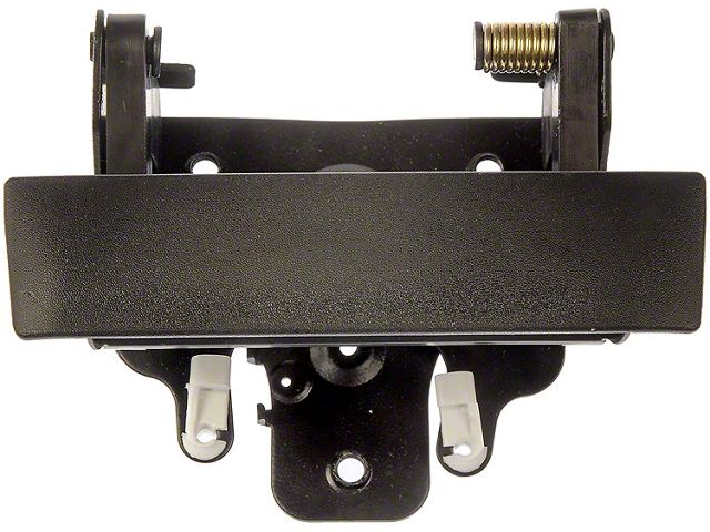 Tailgate Handle; Textured Black; With Lockable Gate (07-14 Silverado 3500 HD)