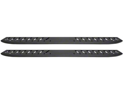 Thrasher Running Boards; Textured Black (20-25 Silverado 3500 HD Double Cab)