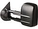 Powered Heated Towing Mirrors; Black (07-14 Silverado 3500 HD)