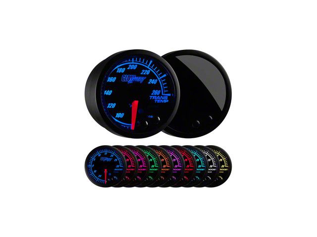 Transmission Temperature Gauge; Elite 10 Color (Universal; Some Adaptation May Be Required)