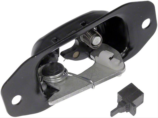 Truck Tailgate Latch; Left; With Bumper (07-19 Silverado 3500 HD)