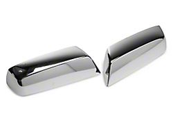 Putco Upper Mirror Covers; Chrome (15-19 Silverado 3500 HD)