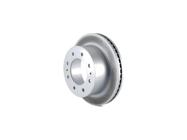 Vented 8-Lug Brake Rotor; Rear (11-24 Silverado 3500 HD SRW)