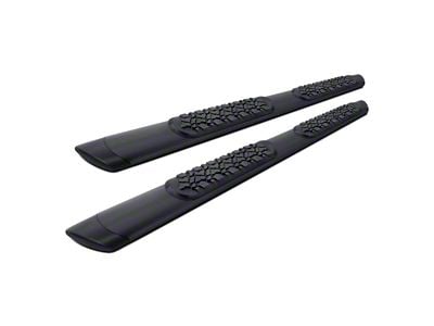 Go Rhino V-Series V3 Running Boards; Textured Black (15-19 Silverado 3500 HD Double Cab)