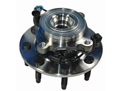 Wheel Bearing and Hub Assembly; Front (07-10 2WD Silverado 3500 HD)