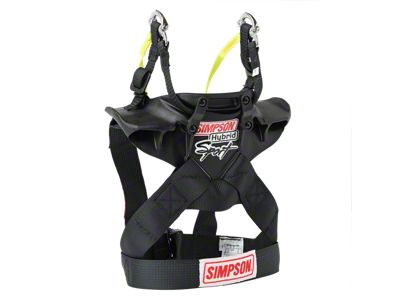 Simpson Hybrid Sport Head and Neck Restraint with Quick Release D-Ring Anchors; SFI 38.1 Certified; Youth