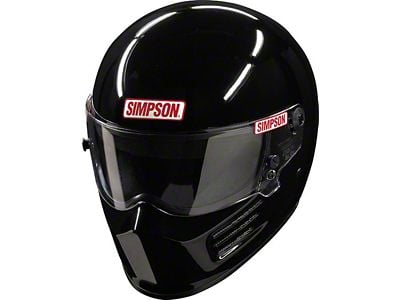 Simpson SA2020 Bandit Racing Helmet; Black; Large