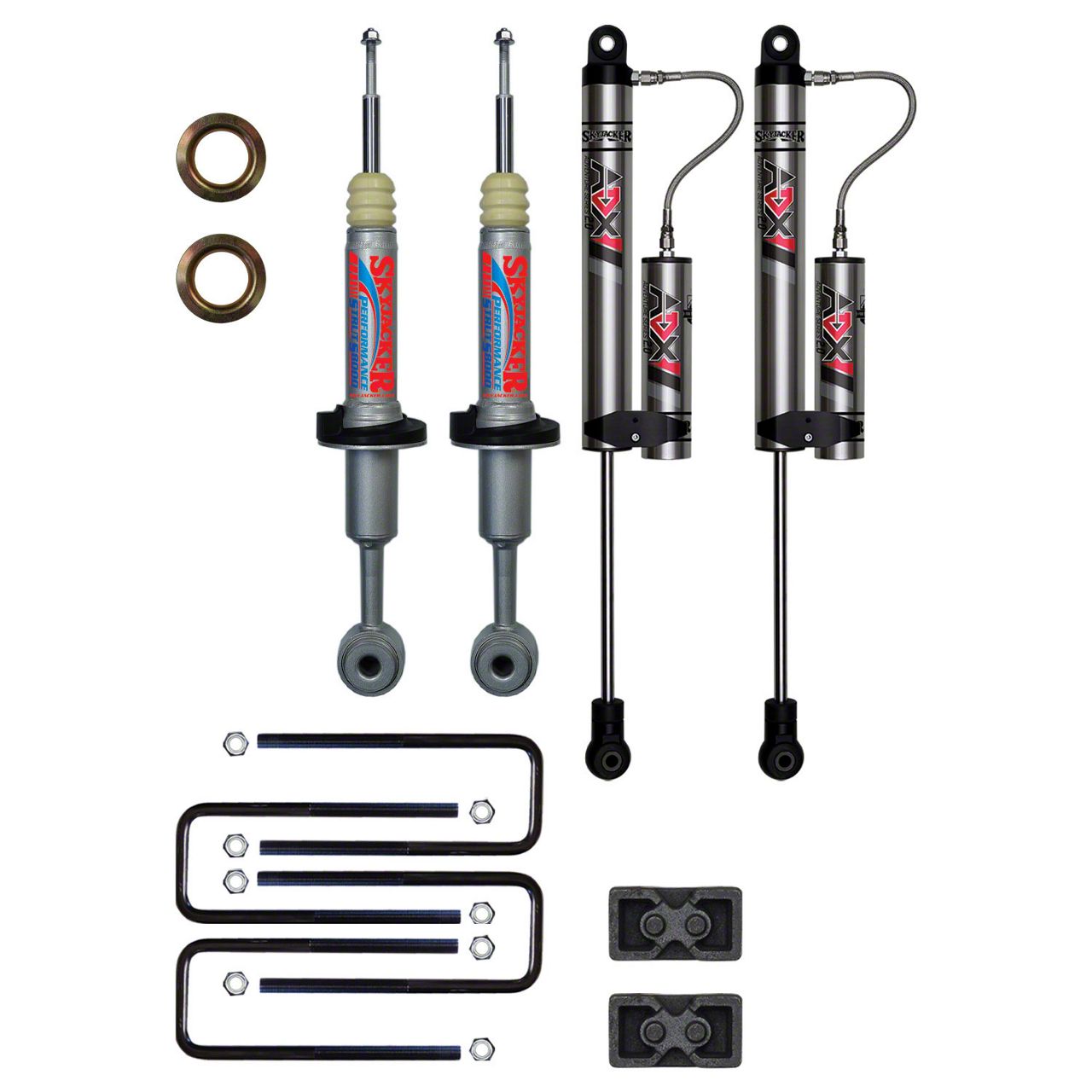 SkyJacker 3-Inch Suspension Lift Kit with ADX 2.0 Remote Reservoir Shocks (04-08 4WD F-150)