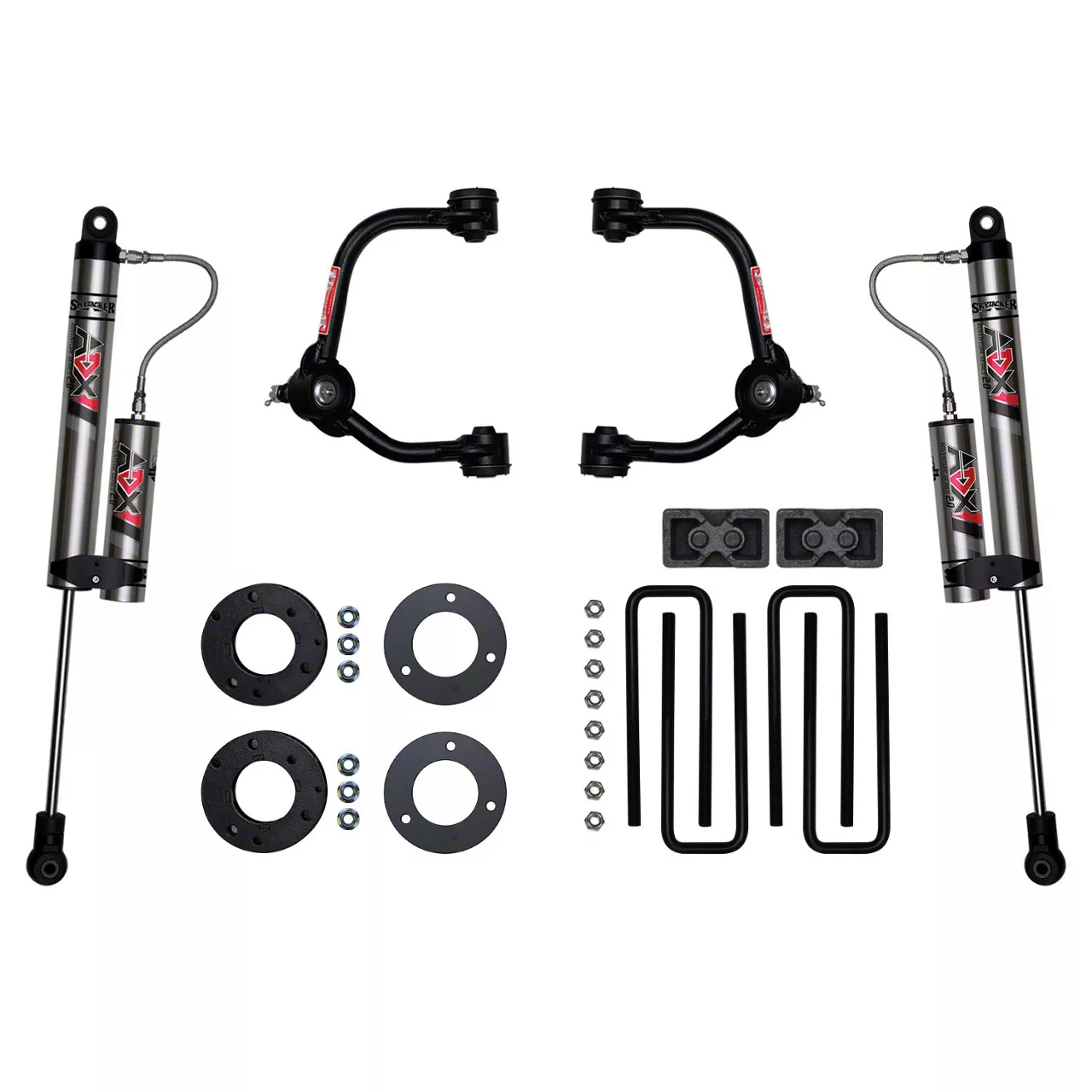 SkyJacker 3-Inch Suspension Lift Kit with ADX 2.0 Remote Reservoir Shocks (09-13 4WD F-150 SuperCab, SuperCrew, Excluding Raptor)