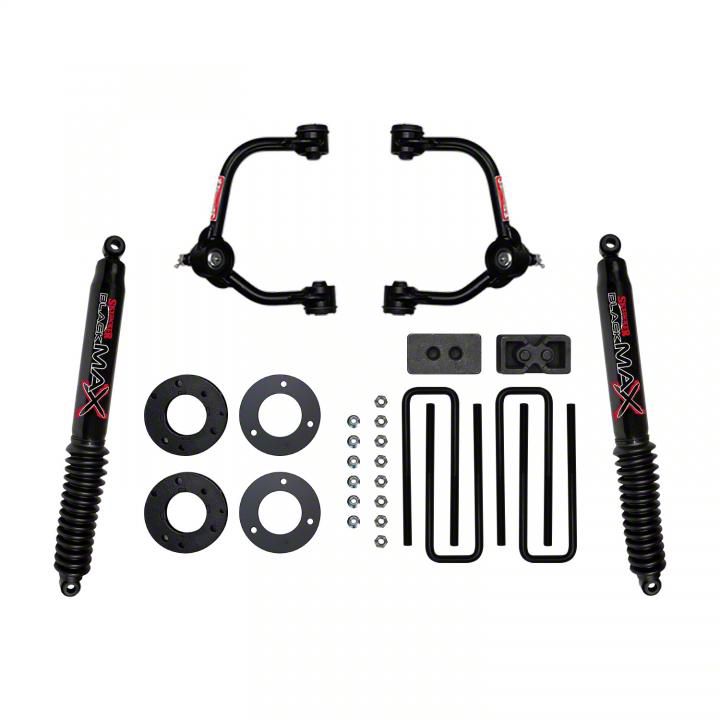 SkyJacker 3-Inch Suspension Lift Kit with Black MAX Shocks (09-13 F-150, Excluding Raptor)