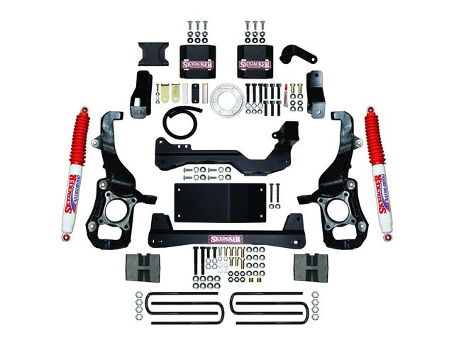 SkyJacker 6-Inch Suspension Lift Kit with Nitro Shocks (21-24 4WD F-150 SuperCab, SuperCrew w/o CCD System, Excluding Powerstroke, Raptor & Tremor)