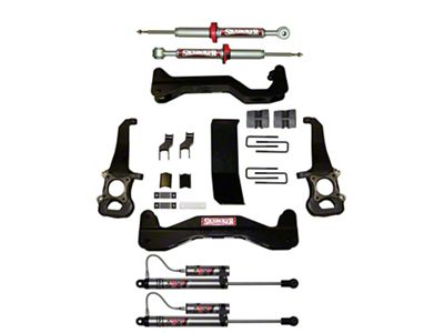 SkyJacker 6-Inch Suspension Lift Kit with Rear Lift Blocks and ADX 2.0 Remote Reservoir Shocks (04-08 4WD F-150)