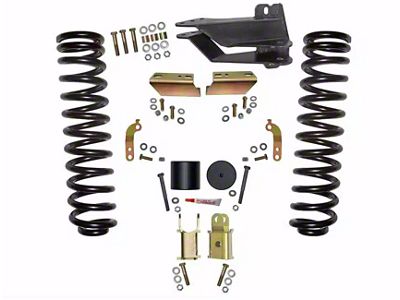 SkyJacker 2.50-Inch Front Coil Spring Leveling Kit with Shock Extension Brackets (17-24 4WD 6.7L Powerstroke F-250 Super Duty, Excluding Tremor)