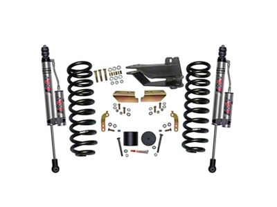 SkyJacker 2.50-Inch Front Leveling Kit with ADX 2.0 Remote Reservoir Shocks (17-24 4WD F-250 Super Duty, Excluding Diesel & Tremor)