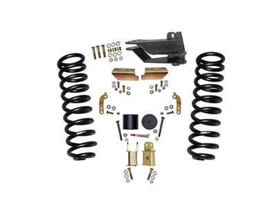 SkyJacker 2.50-Inch Front Leveling Kit with Shock Extension Brackets. (17-24 4WD F-250 Super Duty, Excluding Diesel & Tremor)