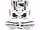 SkyJacker 4-Inch 4-Link Suspension Lift Kit with Rear Lift Blocks and M95 Monotube Shocks (23-24 4WD 6.8L, 7.3L F-250 Super Duty w/o 4-Inch Axles, Factory LED Headlights, Onboard Scales)