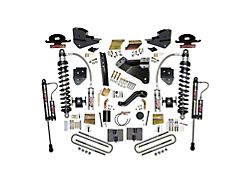 SkyJacker 6-Inch ADX 2.5 Coil-Over Suspension Lift Kit with Rear Lift Blocks (23-25 4WD F-250 Super Duty w/o 4-Inch Axles, Factory LED Projector Headlights & Onboard Scales)