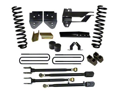 SkyJacker 4-Inch Suspension Lift Kit with 4-Link Conversion and M95 Performance Shocks (17-22 4WD 6.2L F-350 Super Duty)