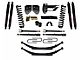 SkyJacker 4-Inch Suspension Lift Kit with 4-Link Conversion, Rear Leaf Springs and Black MAX Shocks (17-22 4WD 6.2L F-350 Super Duty)