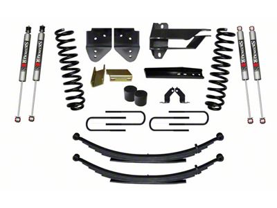 SkyJacker 4-Inch Suspension Lift Kit with Rear Leaf Springs and M95 Performance Shocks (17-22 4WD 6.7L Powerstroke F-350 Super Duty)