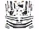 SkyJacker 4-Inch 4-Link Suspension Lift Kit with Rear Leaf Springs and ADX 2.0 Remote Reservoir Monotube Shocks (23-24 4WD 6.8L, 7.3L F-350 Super Duty SRW w/o 4-Inch Axles, Factory LED Headlights, Onboard Scales)