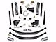 SkyJacker 4-Inch Suspension Lift Kit with Rear Leaf Springs and Black MAX Shocks (23-24 4WD 6.8L, 7.3L F-350 Super Duty SRW w/o 4-Inch Axles, Factory LED Headlights, Onboard Scales)