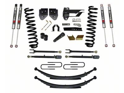 SkyJacker 6-Inch Suspension Lift Kit with 4-Link Conversion, Rear Leaf Springs and M95 Performance Shocks (17-22 4WD 6.2L F-350 Super Duty)