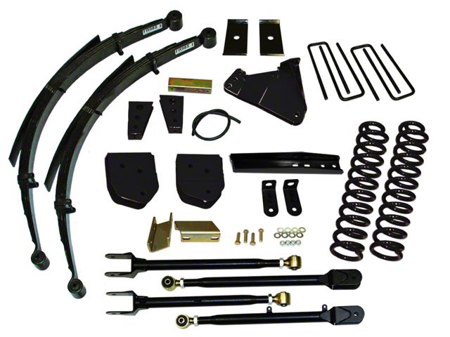 SkyJacker 6-Inch Suspension Lift Kit with 4-Link Conversion, Rear Leaf Springs and Nitro Shocks (11-16 4WD 6.7L Powerstroke F-350 Super Duty)