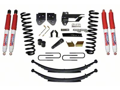 SkyJacker 6-Inch Suspension Lift Kit with Rear Leaf Springs and Nitro Shocks (17-22 4WD 6.7L Powerstroke F-350 Super Duty)