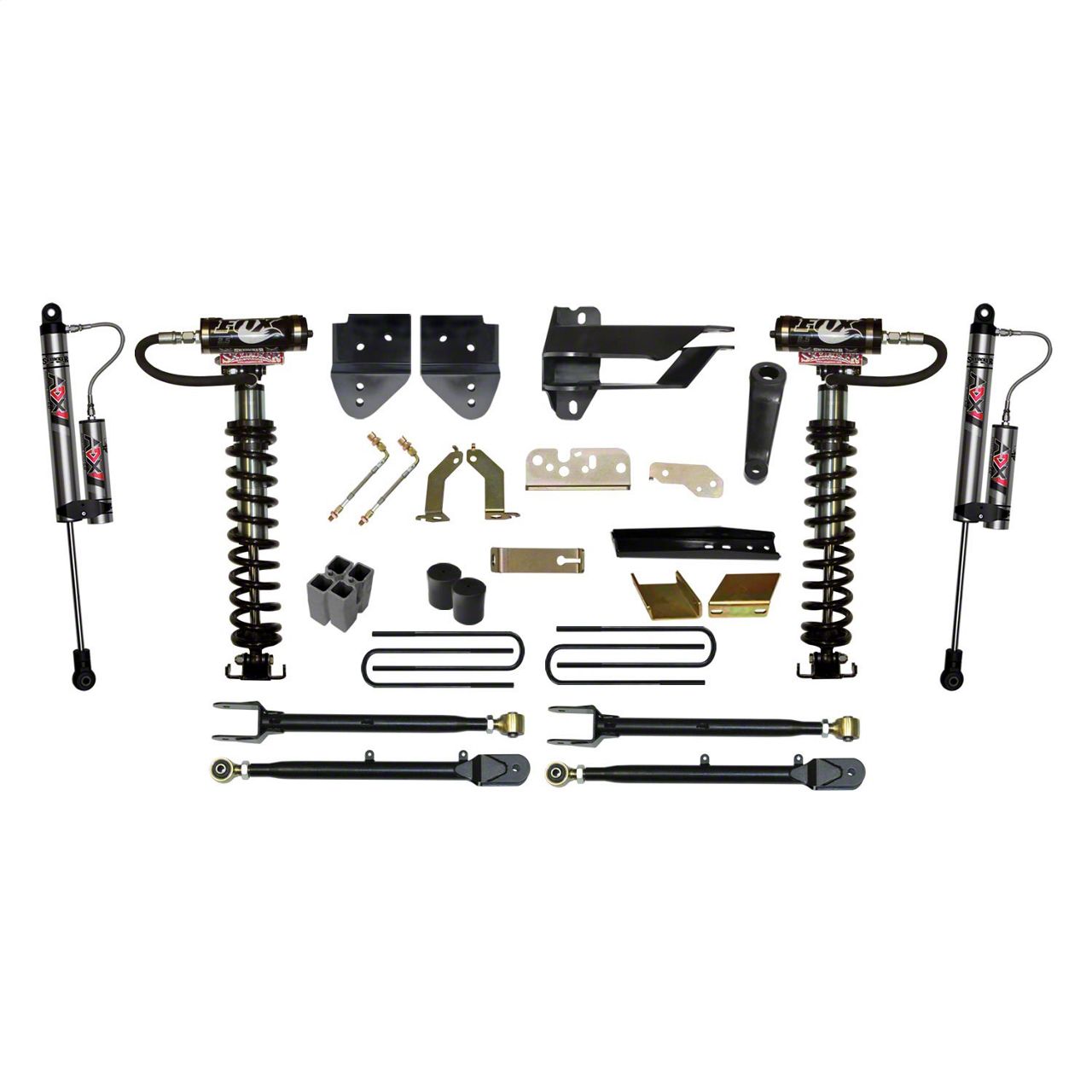 Skyjacker F 350 Super Duty 6 Inch 4 Link Coil Over Suspension Lift Kit With Adx 20 Remote 7923