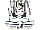 SkyJacker 6-Inch 4-Link Suspension Lift Kit with ADX 2.0 Remote Reservoir Monotube Shocks (23-24 4WD 6.7L Powerstroke F-350 Super Duty SRW w/o 4-Inch Axles, Factory LED Headlights, Onboard Scales)