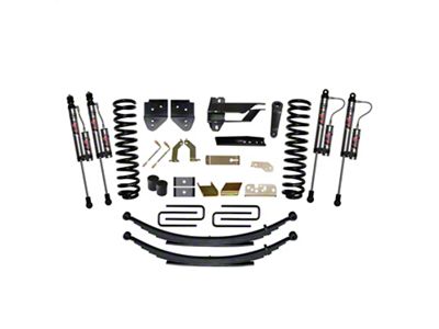 SkyJacker 6-Inch Suspension Lift Kit with ADX 2.0 Remote Reservoir Monotube Shocks (17-22 4WD 6.2L, 7.3L F-350 Super Duty w/o Tremor Package)