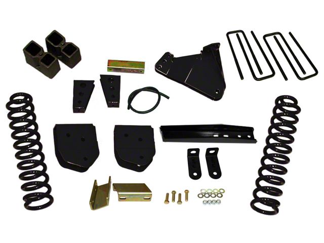 SkyJacker 6-Inch Suspension Lift Kit with Black MAX Shocks (11-16 4WD 6.7L Powerstroke F-350 Super Duty)