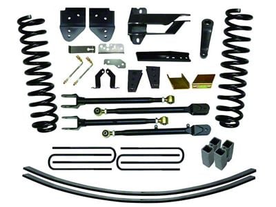 SkyJacker 8.50-Inch Suspension Lift Kit with 4-Link Conversion, Rear Add-A-Leaf Springs and Nitro Shocks (17-22 4WD 6.2L F-350 Super Duty)