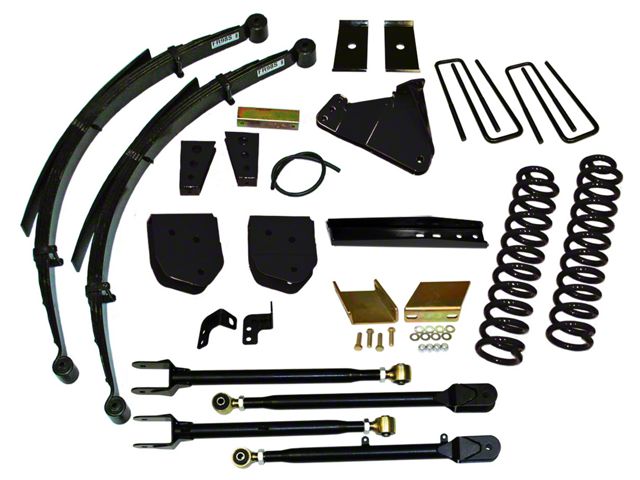 SkyJacker 8.50-Inch Suspension Lift Kit with 4-Link Conversion, Rear Leaf Springs and Hydro Shocks (11-16 4WD 6.7L Powerstroke F-350 Super Duty)