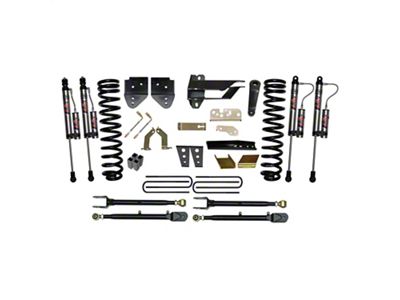 SkyJacker 8.50-Inch 4-Link Suspension Lift Kit with Rear Add-A-Leaf and ADX 2.0 Remote Reservoir Monotube Shocks (17-22 4WD 6.2L, 7.3L F-350 Super Duty w/o Tremor Package)