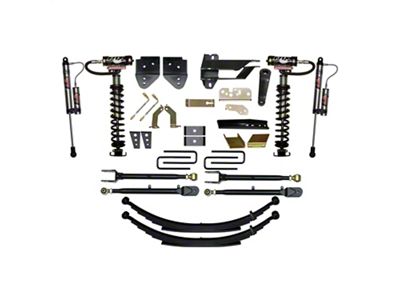 SkyJacker 8.50-Inch Coil-Over Suspension Lift Kit with Rear Add-A-Leaf and ADX 2.0 Remote Reservoir Monotube Shocks (17-22 4WD F-350 Super Duty w/o Tremor Package)