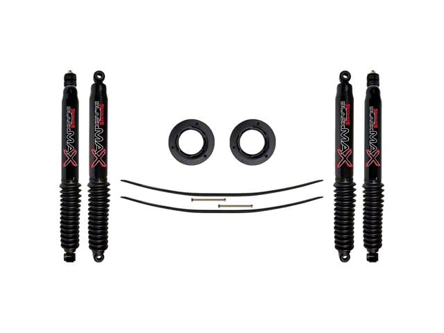 SkyJacker 2.50-Inch Suspension Lift Kit with Black MAX Shocks (03-04 4WD RAM 2500)