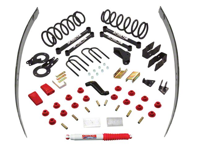 SkyJacker 6-Inch Class II Suspension Lift Kit with Black MAX Shocks (06-09 4WD RAM 2500)