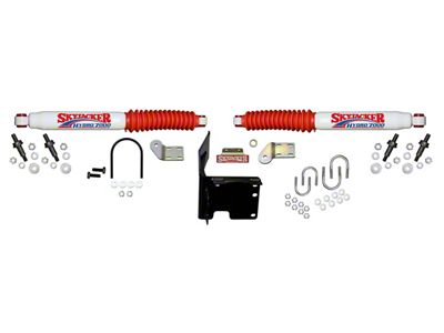 SkyJacker Hydro 7000 Dual Steering Stabilizer Kit (14-24 4WD RAM 2500)